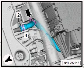 Volkswagen ID.4. Installing rear motor