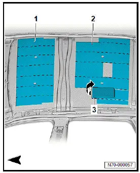 Volkswagen ID.4. Installing roof reinforcement to body