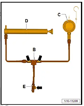 Volkswagen ID.4. Leakage test of electric drive motor, rear 