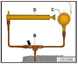 Volkswagen ID.4. Leakage test of electric drive motor, rear 