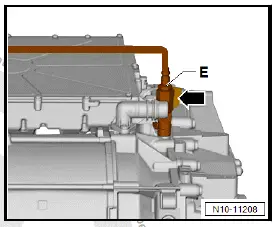 Volkswagen ID.4. Leakage test of electric drive motor, rear 