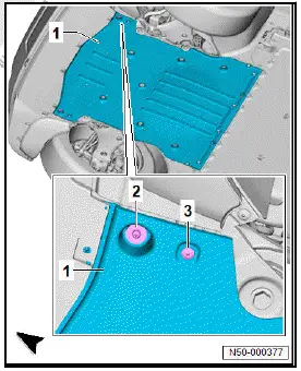 Volkswagen ID.4. Moving bumper carrier to and back from service position