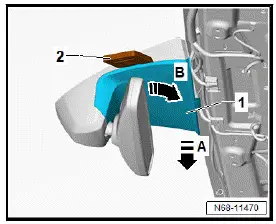 Volkswagen ID.4.  Removing and installing interior mirror
