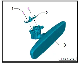 Volkswagen ID.4. Reusing interior mirror