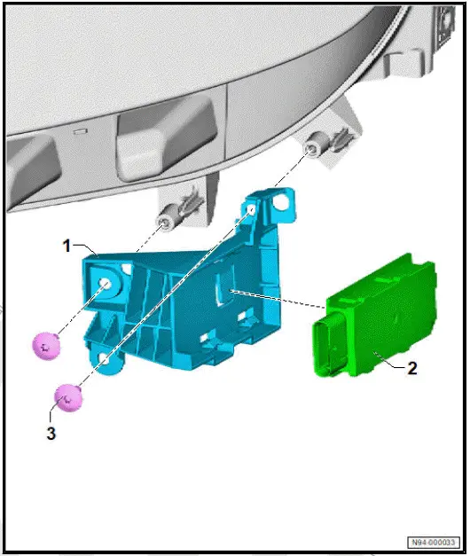 Volkswagen ID.4. Overview shown for left side of vehicle as an example