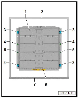 Volkswagen ID.4. Preparing for lifting (shown on 82 kWh)