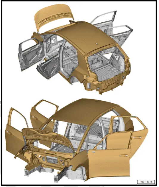 Volkswagen ID.4. Structure of factory finish, surfacer
