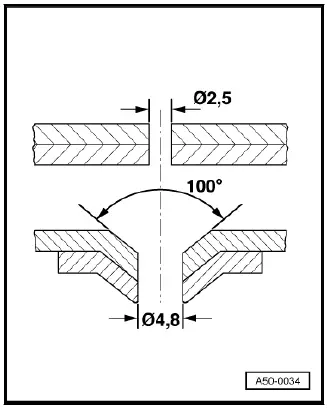 Volkswagen ID.4. Pop rivet