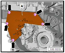 Volkswagen ID.4. Removing and installing power and control electronics for electric drive at rear