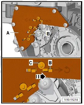 Volkswagen ID.4. Removing and installing power and control electronics for electric drive at rear
