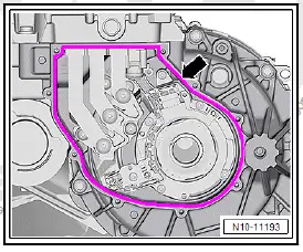Volkswagen ID.4. Removing and installing power and control electronics for electric drive at rear