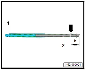 Volkswagen ID.4. Preparing covered gas strut for disposal