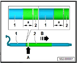 Volkswagen ID.4. Preparing rear lid drive unit VX69/rear lid drive unit 2 VX77 for disposal