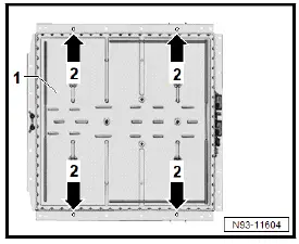 Volkswagen ID.4. Raising high-voltage battery 1 [AX2] 
