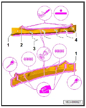 Volkswagen ID.4. Renewing rear cross member