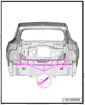 Volkswagen ID.4. Renewing rear cross member