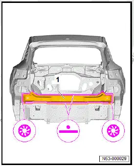 Volkswagen ID.4. Renewing rear cross member