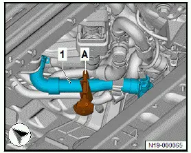 Volkswagen ID.4. Removing and installing coolant pump for high-voltage battery [V590], rear-wheel drive