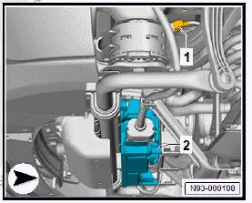 Volkswagen ID.4. Removing and installing charging unit 1 for high-voltage battery [AX4], rear-wheel drive