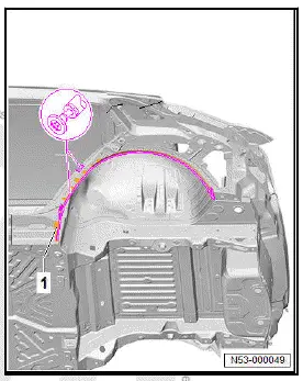 Volkswagen ID.4. Renewing rear wheel housing