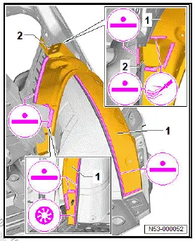 Volkswagen ID.4. Renewing rear wheel housing