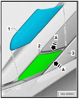 Volkswagen ID.4. Removing and installing A-pillar cover