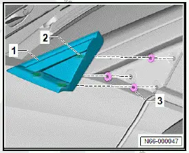 Volkswagen ID.4. Removing and installing trim panel for A-pillar