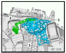 Volkswagen ID.4. Removing and installing right air distribution flap actuator