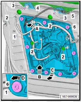Volkswagen ID.4. Removing and installing assembly carrier 