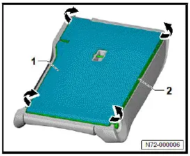 Volkswagen ID.4. Removing and installing back panel trim 
