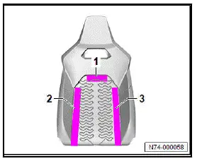 Volkswagen ID.4. Vehicles with Top-Sport seat