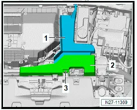 Volkswagen ID.4. Removing and installing battery [A] 