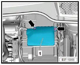 Volkswagen ID.4. Removing and installing battery [A] 