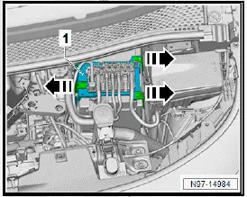 Volkswagen ID.4. Removing and installing battery [A] 