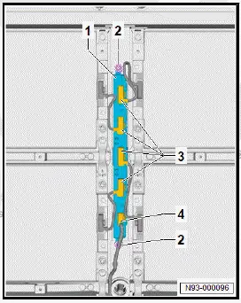 Volkswagen ID.4. Removing and installing battery modules control unit 