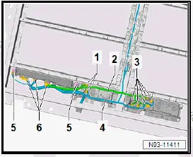 Volkswagen ID.4. Removing and installing battery regulation control unit J840 