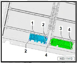 Volkswagen ID.4. Removing and installing battery regulation control unit J840 