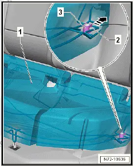 Volkswagen ID.4. Removing and installing bench seat/individual seats