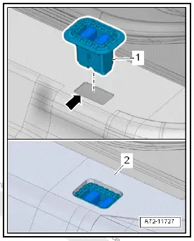 Volkswagen ID.4. Removing and installing bench seat/individual seats
