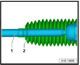 Volkswagen ID.4. Removing and installing boot