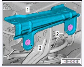 Volkswagen ID.4. Removing and installing bracket for deformation element