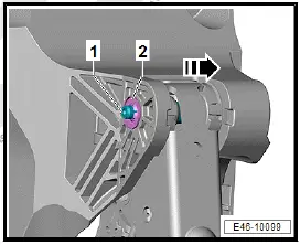 Volkswagen ID.4. Removing and installing brake pedal 