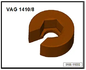 Volkswagen ID.4. Removing and installing brake servo