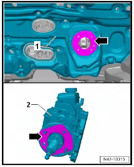 Volkswagen ID.4. Removing and installing brake servo [NX6], right-hand drive vehicles