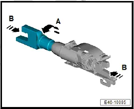 Volkswagen ID.4. Removing and installing brake shoes