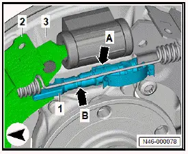 Volkswagen ID.4. Removing and installing brake shoes