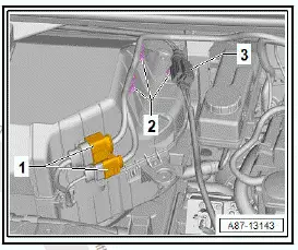 Volkswagen ID.4. Removing and installing bulkhead