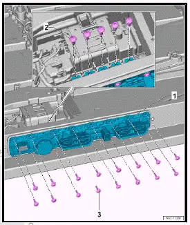 Volkswagen ID.4. Removing and installing connecting element, 48, 55 kWh