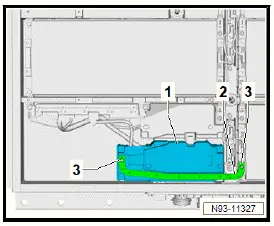 Volkswagen ID.4. Removing and installing connecting element, 62 kWh