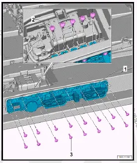 Volkswagen ID.4. Removing and installing connecting element, 62 kWh